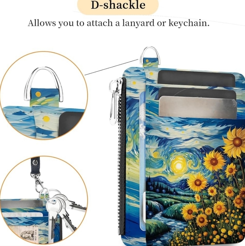 Van Gogh Starry Night Card Holder